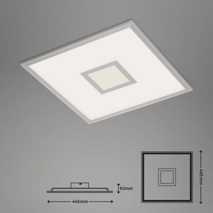 Brilo - LED RGB Prigušiva stropna svjetiljka CENTRO LED/24W/230V 2700-6500K Wi-Fi Tuya + daljinski upravljač
