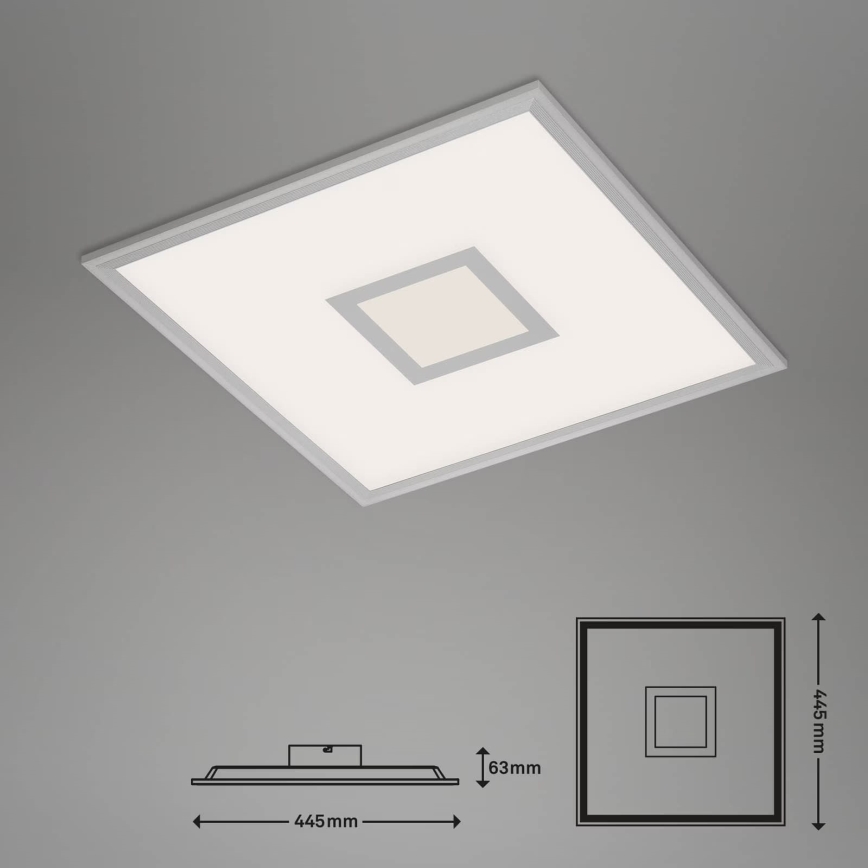 Brilo - LED RGB Prigušiva stropna svjetiljka CENTRO LED/24W/230V 2700-6500K Wi-Fi Tuya + daljinski upravljač