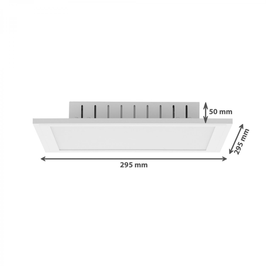 Brilo - LED RGB Prigušiva stropna svjetiljka COLOUR LED/15W/230V 3000-6500K + daljinski upravljač