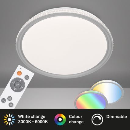 Brilo - LED RGB Prigušivo stropno svjetlo LED/40W/230V 3000-6500K + daljinski upravljač