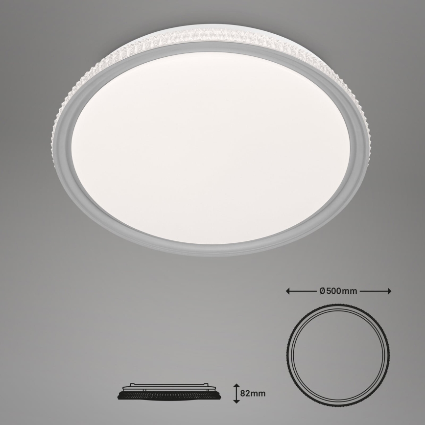 Brilo - LED RGB Prigušivo stropno svjetlo LED/40W/230V 3000-6500K + daljinski upravljač