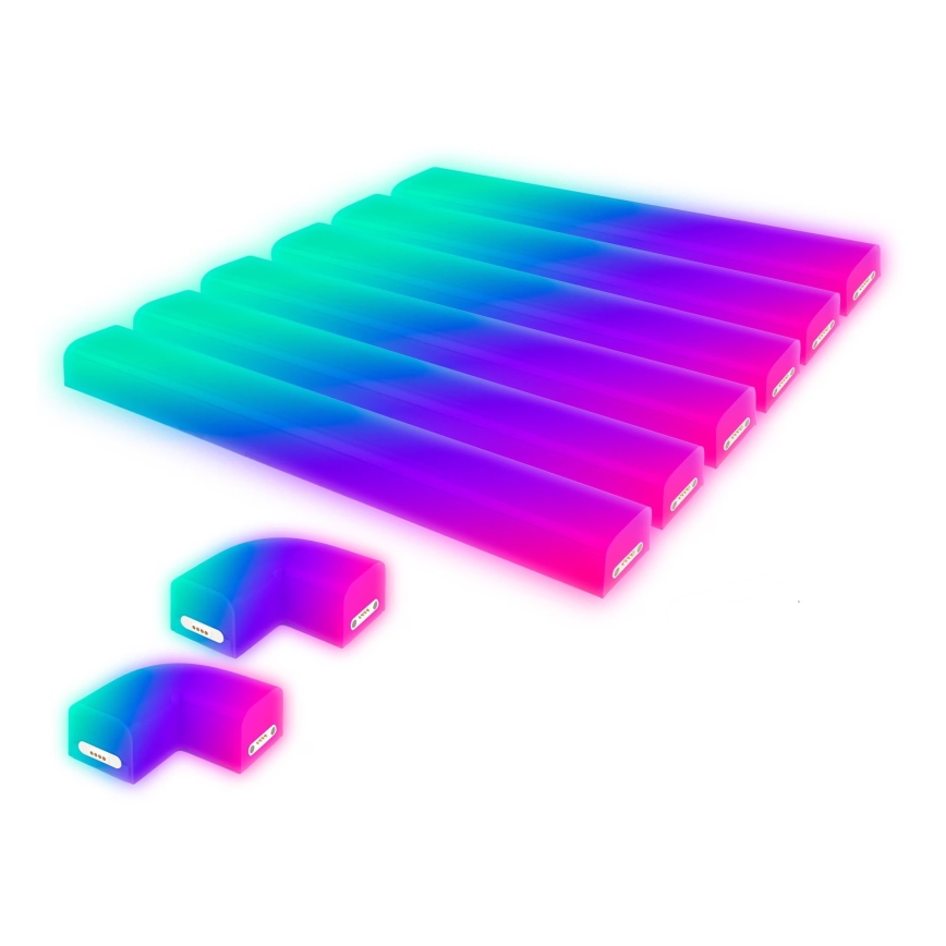 Brilo - LED RGBIC Prigušiva magnetna svjetlosna lajsna Smart LED/24W/230V Wi-Fi Tuya