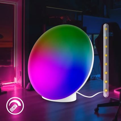 Brilo - LED RGBIC s prigušivanjem, punjiva stolna lampa TARA LED/6W/5V 3000-6500K Wi-Fi Tuya + daljinski upravljač
