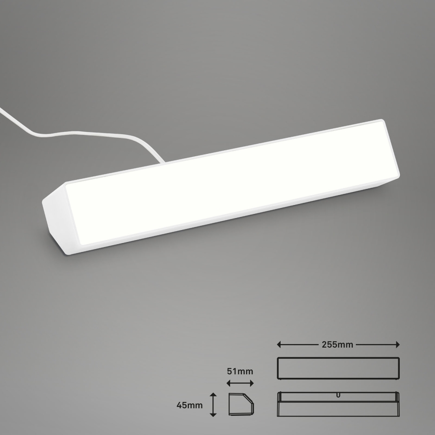 Brilo - LED RGBW Prigušiva stolna lampa LED/9W/230V 3000-6500K Wi-Fi Tuya + daljinski upravljač