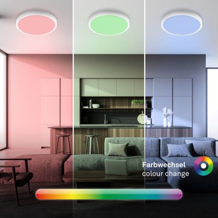 Brilo - LED RGBW prigušiva stropna svjetiljka LED/20W/230V 2200-6500K Tuya Wi‑Fi promjer 27 cm