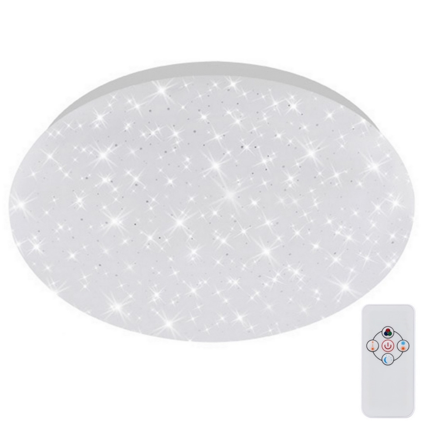 Brilo - LED RGBW Prigušiva stropna svjetiljka STARRY SKY LED/10W/230V + daljinski upravljač