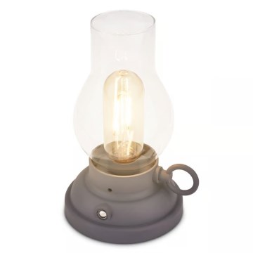 Brilo - LED s možností prigušivanja vanjska punjiva stolna lampa KANEA LED/1,5W/5V IP44 1200 mAh antracit