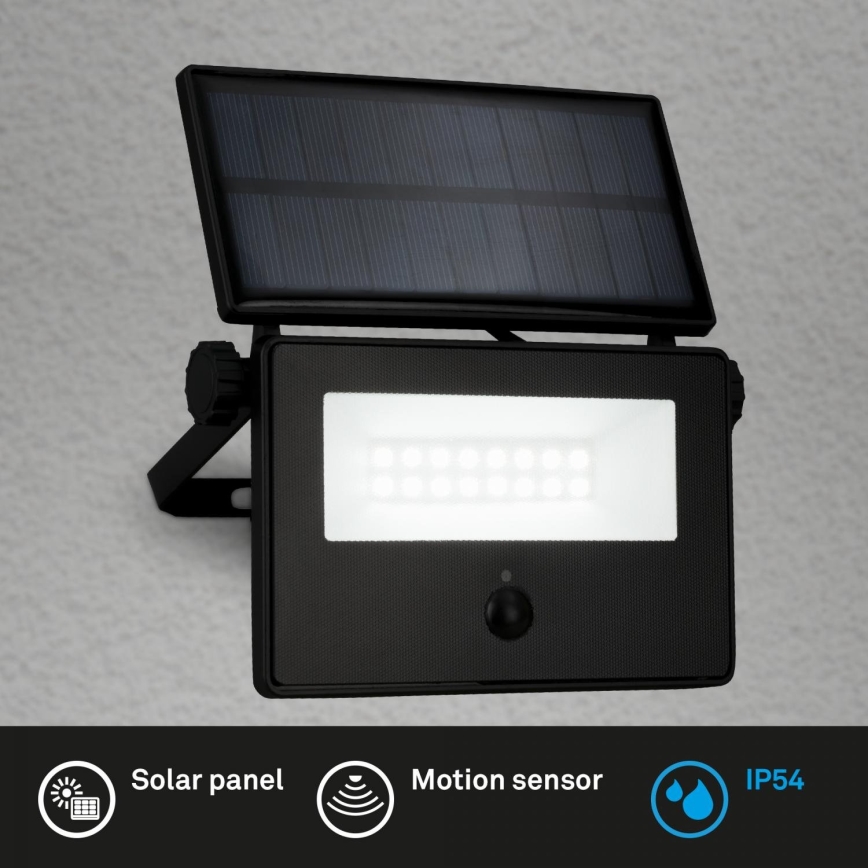 Brilo - LED solarni reflektor s senzorom LED/5W/5,5V IP54 1200 mAh