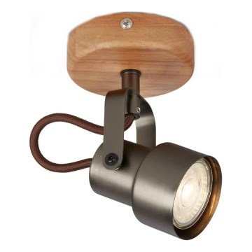 Brilo - LED spot svjetiljka TAHUN 1xGU10/5W/230V 3000K smeđa