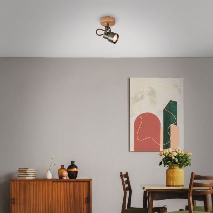 Brilo - LED spot svjetiljka TAHUN 1xGU10/5W/230V 3000K smeđa