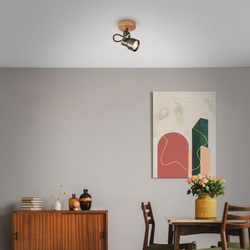 Brilo - LED spot svjetiljka TAHUN 1xGU10/5W/230V 3000K smeđa