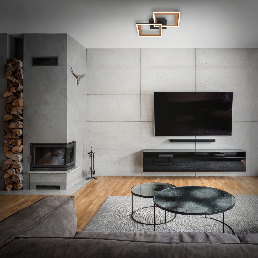 Brilo - LED stropna lampa s prigušivanjem FRAME 2xLED/11W/230V