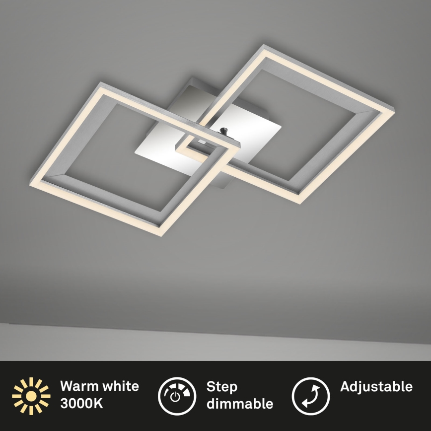 Brilo - LED stropna lampa s prigušivanjem FRAME 2xLED/11W/230V