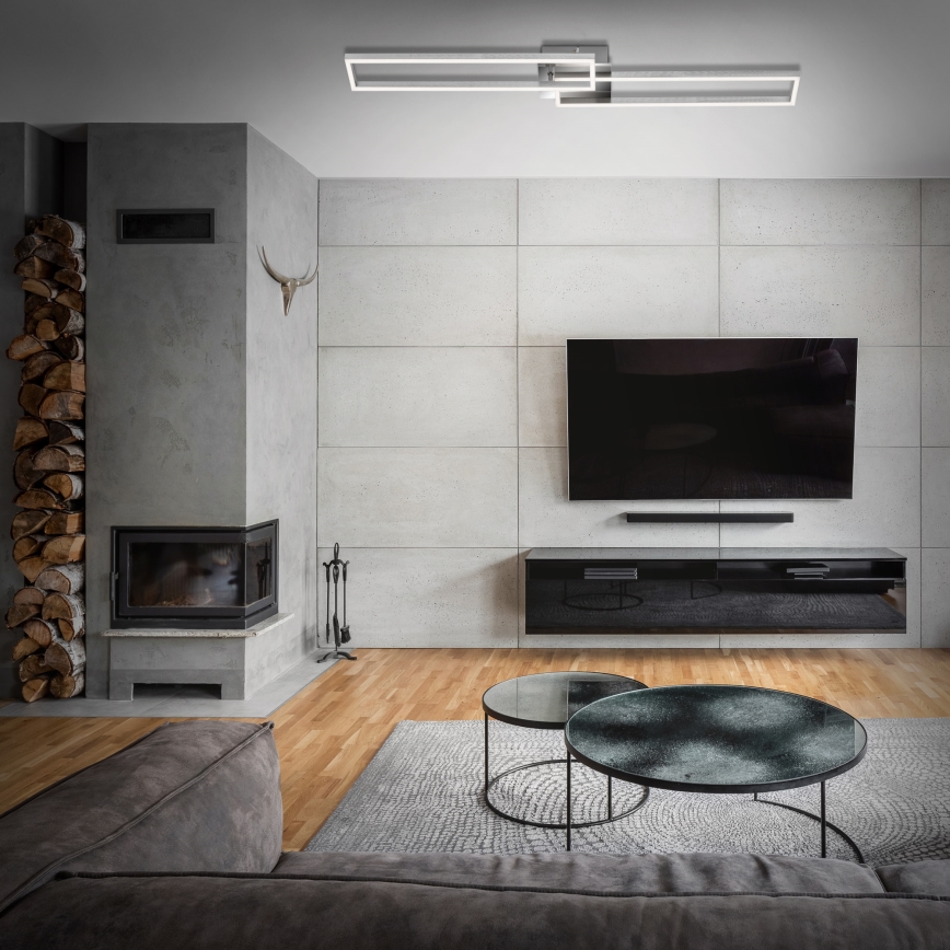Brilo - LED stropna lampa s prigušivanjem FRAME 2xLED/20W/230V 2700-5000K + daljinski upravljač