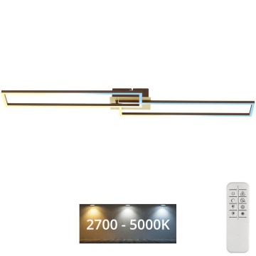 Brilo - LED stropna lampa s prigušivanjem FRAME 2xLED/20W/230V 2700-5000K + daljinski upravljač