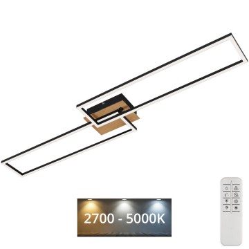 Brilo - LED stropna lampa s prigušivanjem FRAME 2xLED/20W/230V 2700-5000K + daljinski upravljač