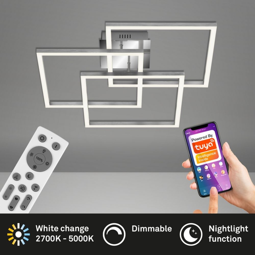Brilo - LED stropna lampa FRAME LED/40W/230V 2700-5000K Wi-Fi Tuya + daljinski upravljač