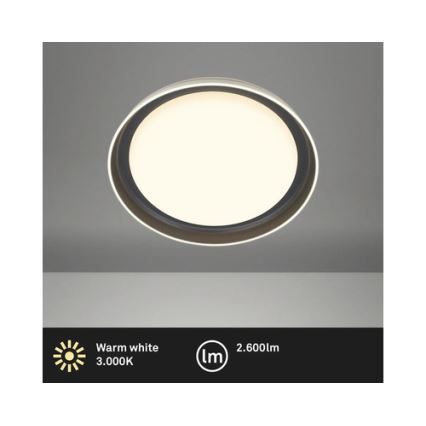 Brilo - LED stropna svjetiljka IJUS LED/24W/230V 3000K promjer 43 cm