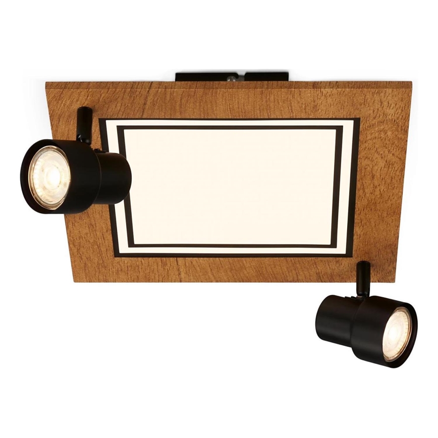 Brilo - LED Stropna svjetiljka LED/12W/230V + 2xGU10/9W 3000K