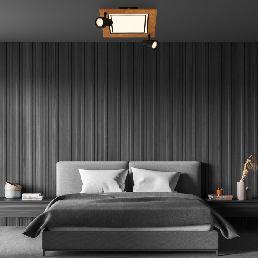 Brilo - LED Stropna svjetiljka LED/12W/230V + 2xGU10/9W 3000K