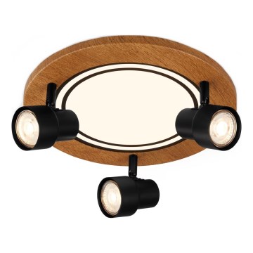 Brilo - LED Stropna svjetiljka LED/12W/230V + 3xGU10/9W 3000K