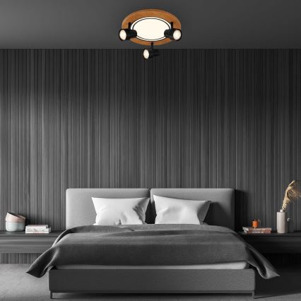 Brilo - LED Stropna svjetiljka LED/12W/230V + 3xGU10/9W 3000K