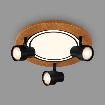 Brilo - LED Stropna svjetiljka LED/12W/230V + 3xGU10/9W 3000K
