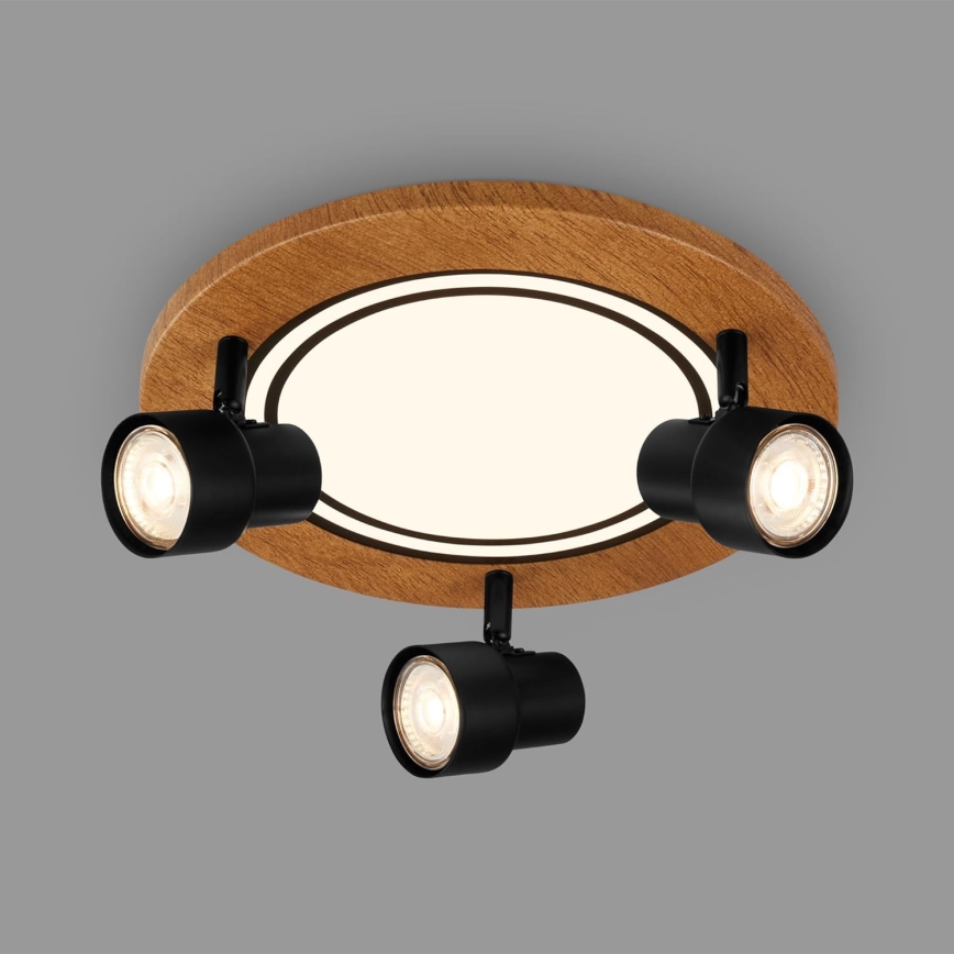 Brilo - LED Stropna svjetiljka LED/12W/230V + 3xGU10/9W 3000K
