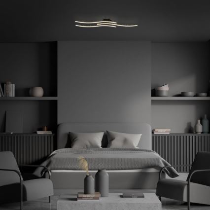 Brilo - LED Stropna svjetiljka LED/19W/230V 3000K crna