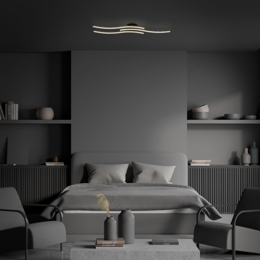 Brilo - LED Stropna svjetiljka LED/19W/230V 3000K crna