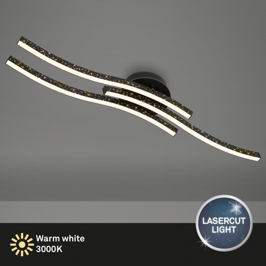Brilo - LED Stropna svjetiljka LED/19W/230V 3000K crna