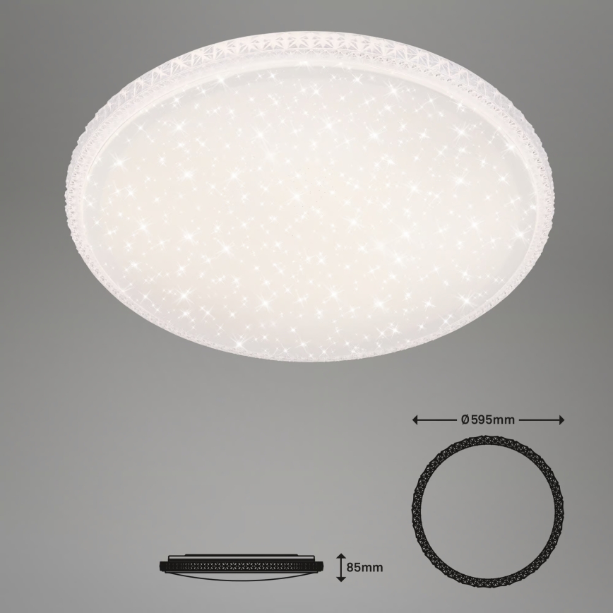 Brilo - LED stropna svjetiljka LED/48W/230V, promjer 60 cm