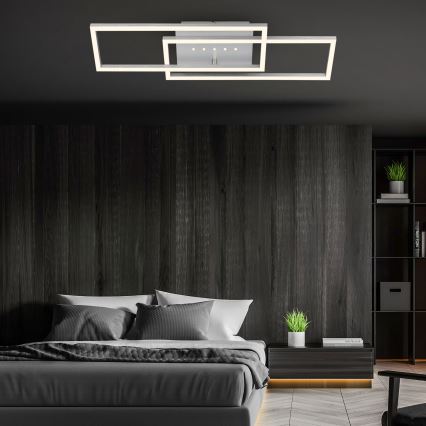 Brilo - LED stropna svjetiljka s mogućnošću prigušivanja LED/30W/230V 3000K matni krom
