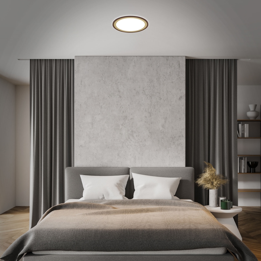 Brilo - LED stropna svjetiljka s prigušivanjem SLIM LED/22W/230V 2700-6500K + daljinski upravljač