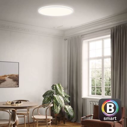 Brilo - LED stropna svjetiljka s prigušivanjem SLIM LED/22W/230V 2700-6500K Wi-Fi Tuya + daljinski upravljač