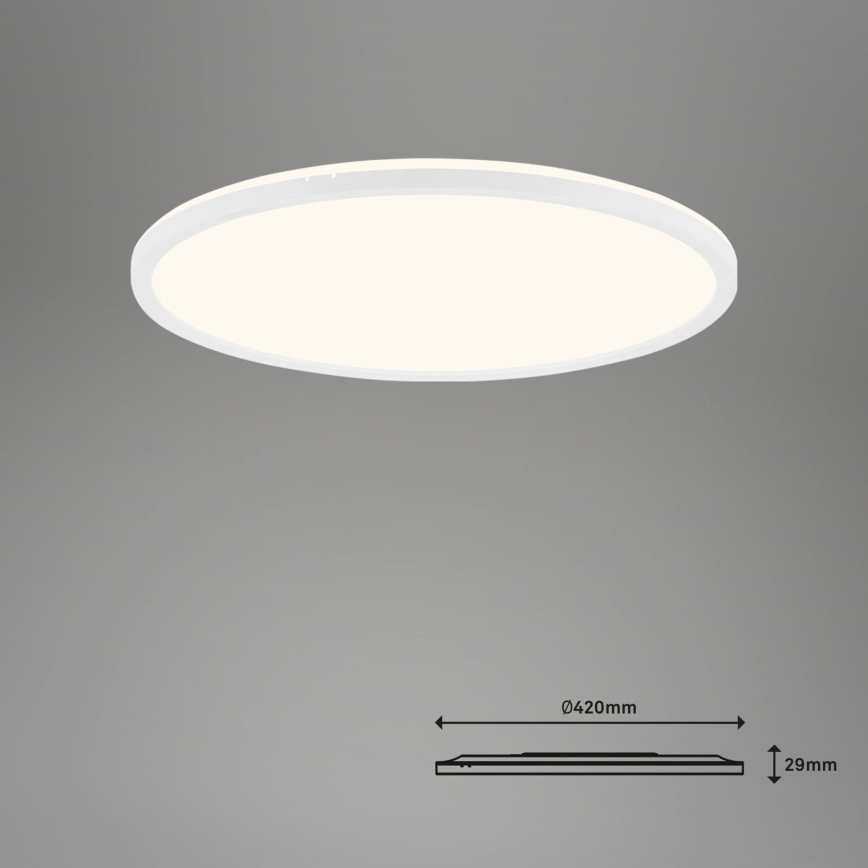 Brilo - LED stropna svjetiljka s prigušivanjem SLIM LED/22W/230V 2700-6500K Wi-Fi Tuya + daljinski upravljač