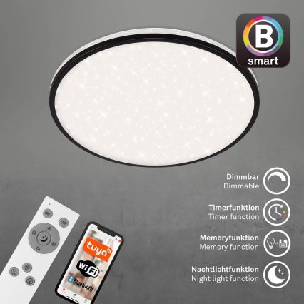 Brilo - LED stropna svjetiljka s prigušivanjem SVEMIRSKO NEBO LED/42W/230V 3000-6500K Wi-Fi Tuya + daljinski upravljač
