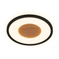 Brilo - LED stropna svjetiljka SUFIT WOOD LED/18W/230V 3000K Ø 29 cm
