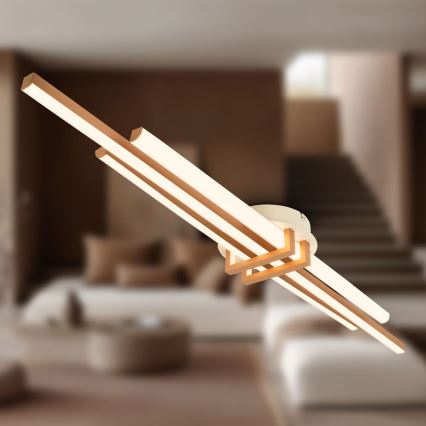 Brilo - LED stropna svjetiljka TINKA LED/30W/230V 3000K bakrena