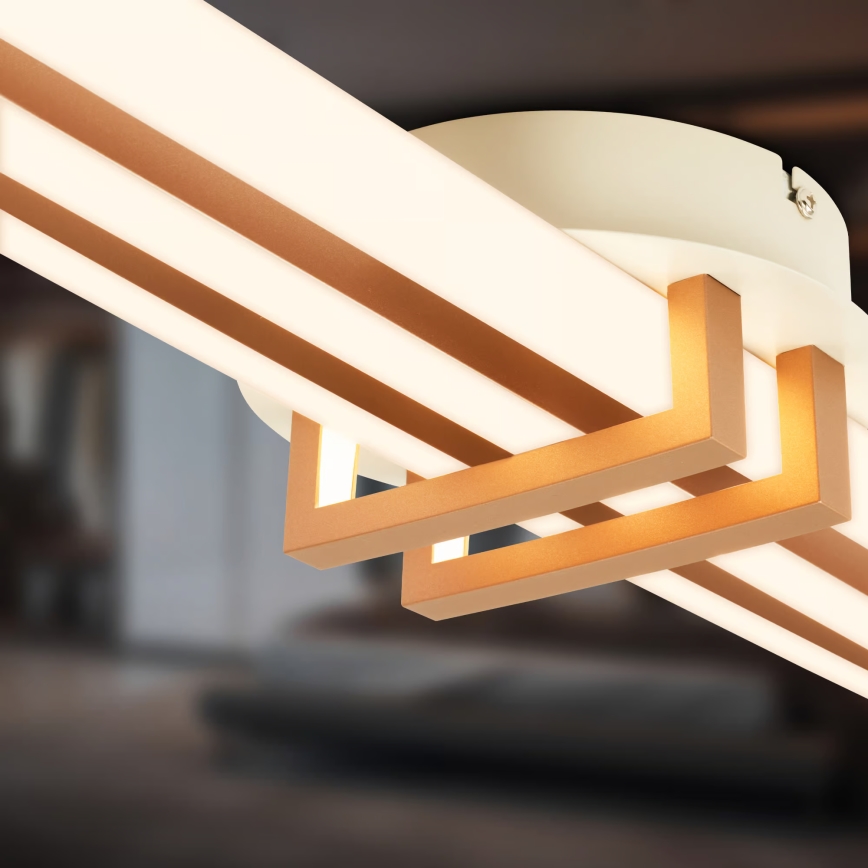 Brilo - LED stropna svjetiljka TINKA LED/30W/230V 3000K bakrena