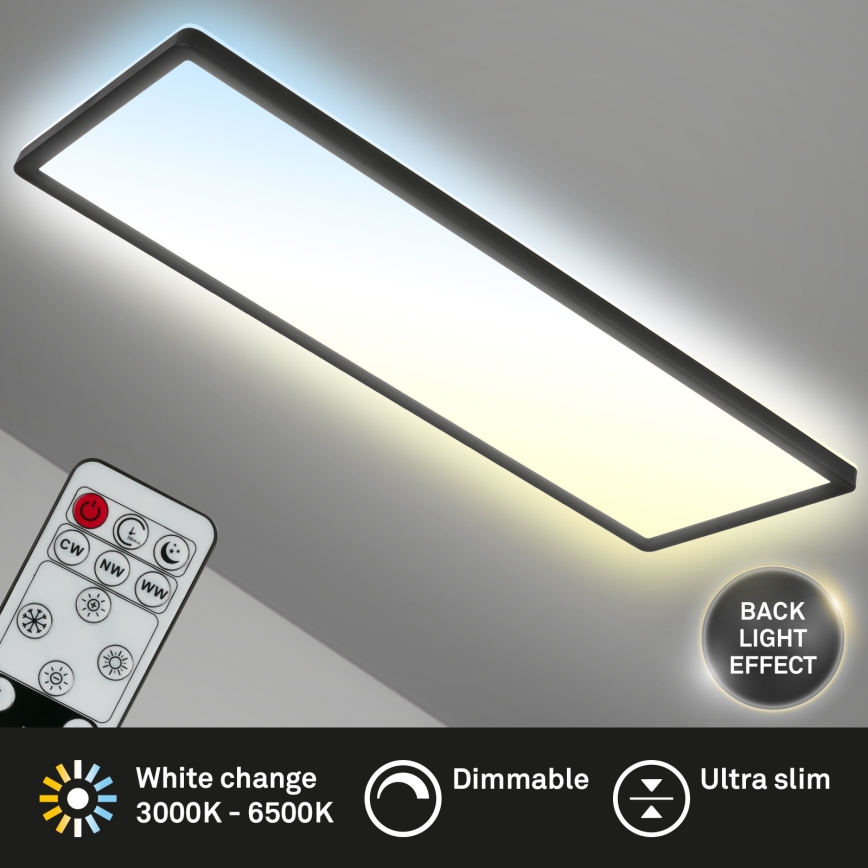 Brilo - LED stropna svjetiljka s prigušivanjem SLIM LED/23W/230V 2700-6500K + daljinski upravljač