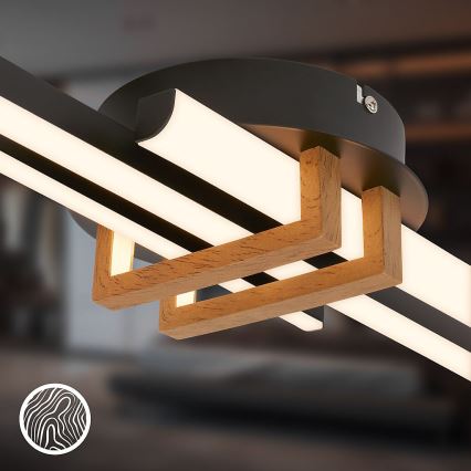 Brilo - LED stropno svjetlo TINKA LED/21W/230V 3000K crno