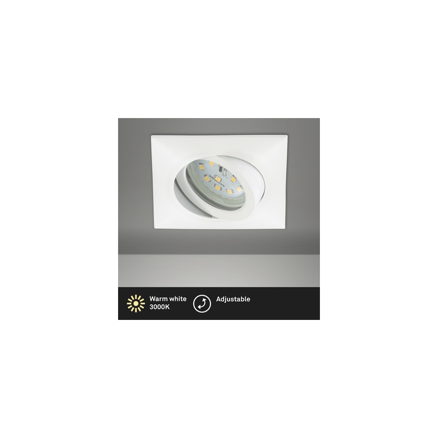 Brilo - LED Ugradbena svjetiljka za kupaonicu LED/5W/230V IP23 bijela