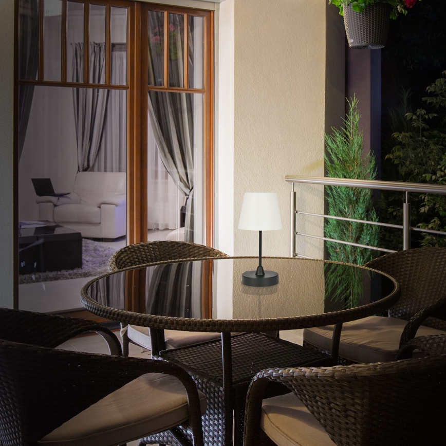 Brilo - LED vanjska punjiva lampa s prigušivanjem LED/3W/5V IP44 2000 mAh