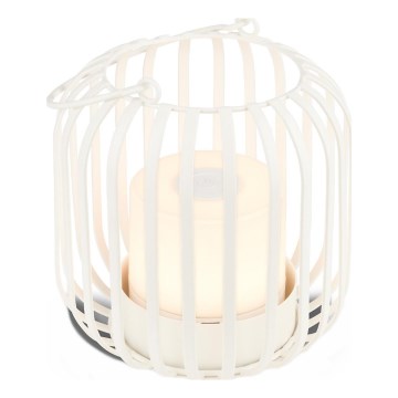 Brilo - LED vanjska stolna lampa s mogućnošću prigušivanja, punjiva LED/2W/5V IP44 bijela