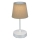 Brilo - LED vanjska stolna lampa s mogućnošću prigušivanja, punjiva LED/3W/5V IP44 srebrna/bež