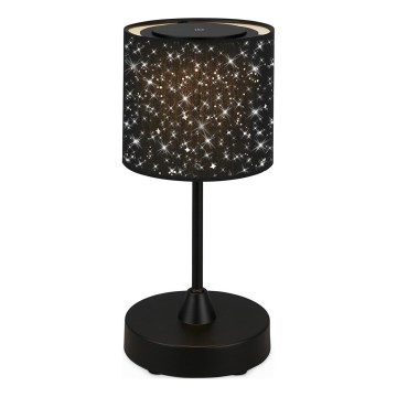 Brilo - LED vanjska stolna lampa s mogućnošću prigušivanja, punjiva LOLE LED/3W/5V 2000mAh IP44 crna