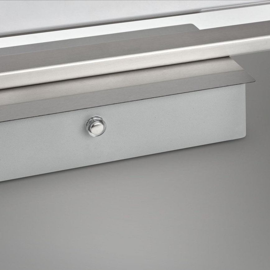 Brilo - LED Zidna svjetiljka s prigušivanjem LED/18W/230V 2700-4000K srebrna