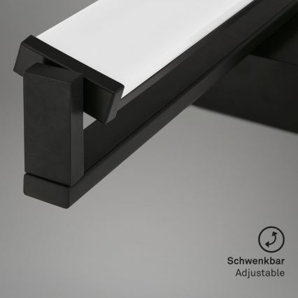 Brilo - LED zidno svjetlo s prigušivanjem LED/18W/230V 2700-4000K crna