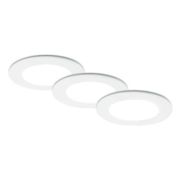 Brilo - SET 3x LED kupaonsko ugradbeno svjetlo LED/4W/230V IP44 3000/4000K bijela
